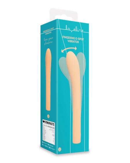 VIBRADOR DE PONTO G PEACH FUZZ LOVELINE