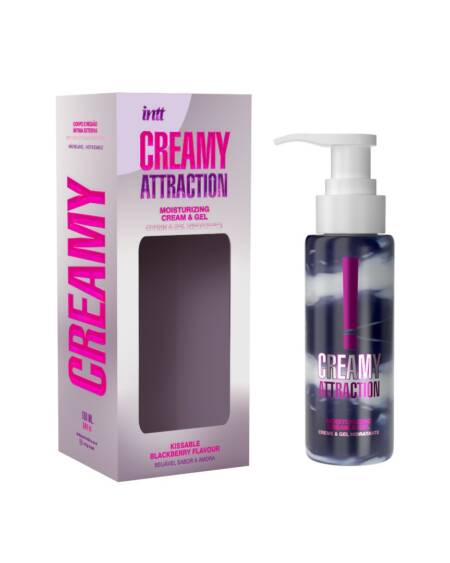 LOÇÃO BEIJÁVEL CREMOSA CREAMY ATTRACTION AROMA AMORA INTT 100ML