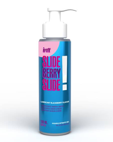 LUBRIFICANTE BEIJÁVEL À BASE DE ÁGUA SLIDE BERRY SLIDE INTT 100ML