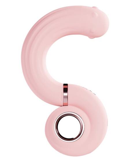 VIBRADOR COM PÉROLAS ROTATIVAS PERLES SWIRL ROSA LOVELINE
