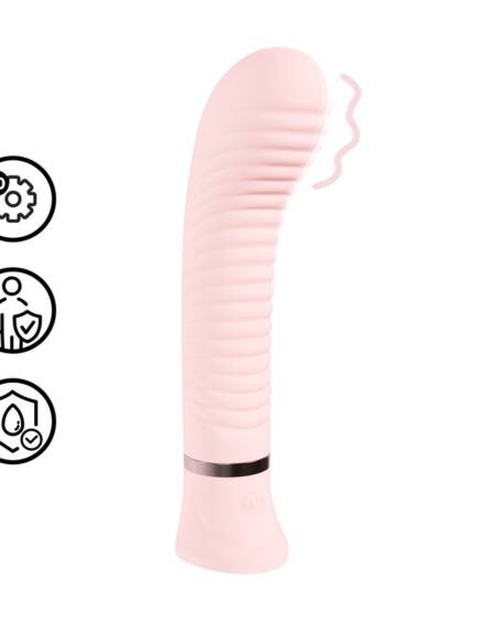 VIBRADOR PARA PONTO G DIVINE RIBBED ROSA LOVELINE