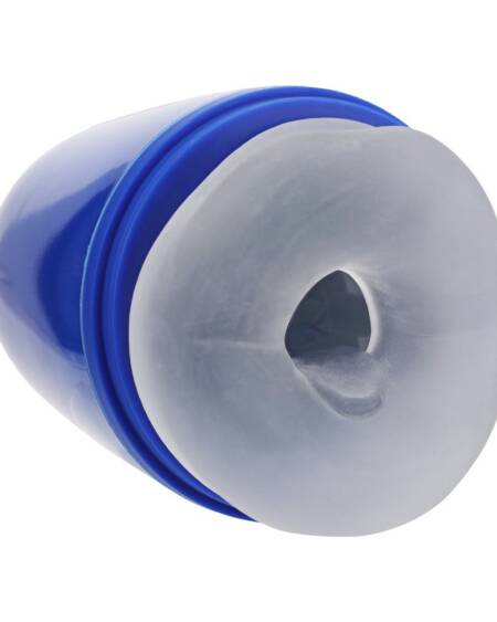 MASTURBADOR DE SUCÇÃO DE PRESSÃO NEGATIVA COM VIBRAÇÃO PULSAR METALLIC BLUE PUMPED