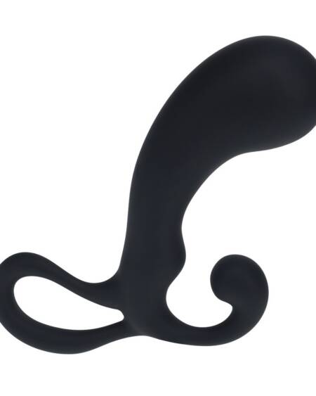 ESTIMULADOR DE PRÓSTATA  EM SILICONE COM BOLBO E ALÇA L PRETO LEVELZ
