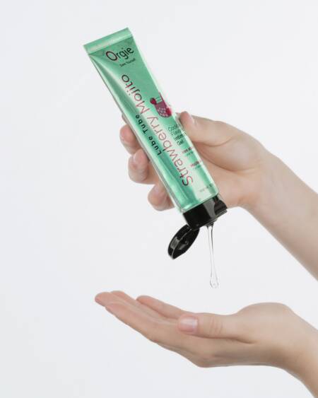 LUBRIFICANTE LUBE TUBE COCKTAIL MOJITO DE MORANGO 100ML ORGIE