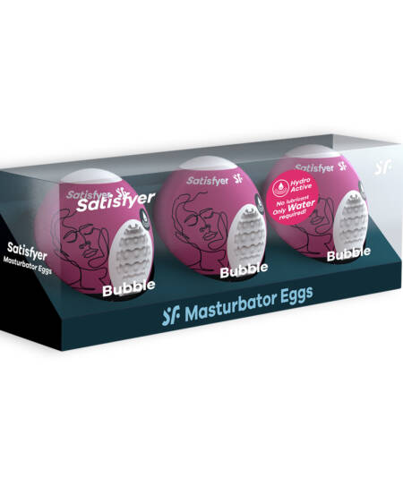 MASTURBADOR MASTURBATOR EGG BUBBLE SATISFYER