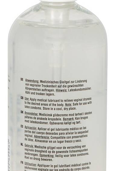 LUBRIFICANTE À BASE DE ÁGUA JUST GLIDE 500ML
