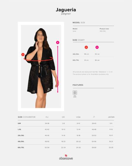 ROBE JAGUERIA TAMANHO QUEEN OBSESSIVE