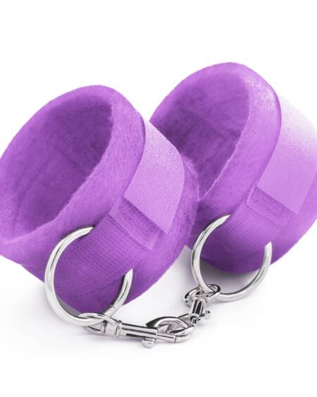 ALGEMAS DE VELCRO TOUGH LOVE COM CORRENTE DE 40CM EXTRA CRUSHIOUS ROXO