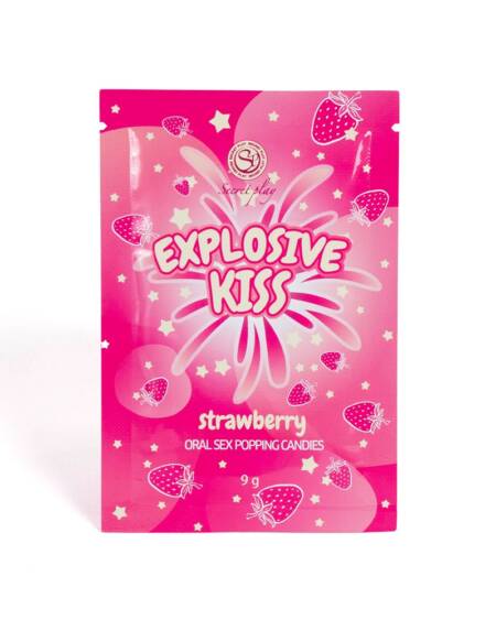 REBUÇADOS DE ESTALIDOS EXPLOSIVE KISS MORANGO SECRET PLAY
