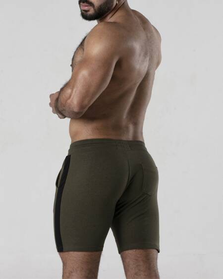 CALÇÃO SIDE STRIP SHORT CAQUI LOCKER GEAR