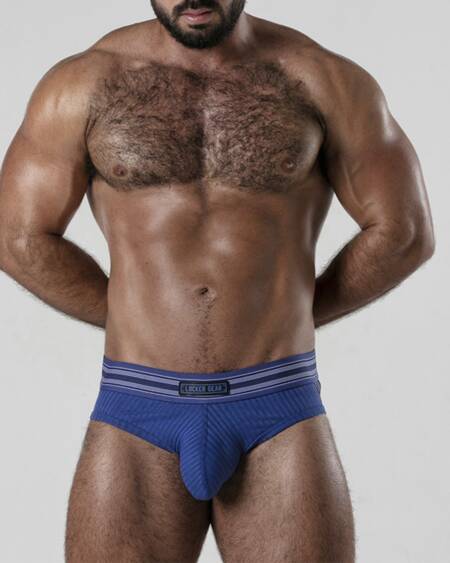 CUECA BACKROOM BOTTOMLESS LOCKER GEAR AZUL