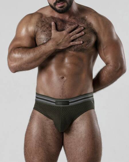 CUECA BACKROOM BOTTOMLESS LOCKER GEAR CAQUI