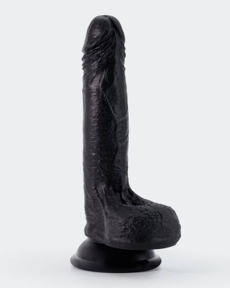DILDO DE SILICONE LÍQUIDO INVIKTUS 7 CRUSHIOUS PRETO