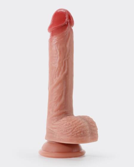 DILDO DE SILICONE LÍQUIDO INVIKTUS 8 CRUSHIOUS PELE