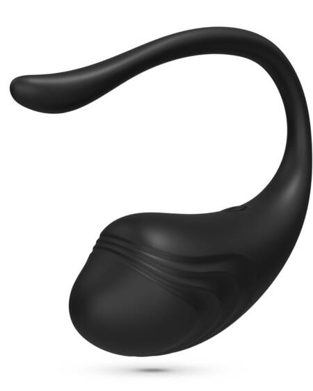 OVO VIBRATÓRIO RECARREGÁVEL COM COMANDO TAMAGO CRUSHIOUS PRETO
