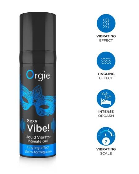 GEL COM VIBRAÇÃO LIQUID VIBRATOR 15ML ORGIE