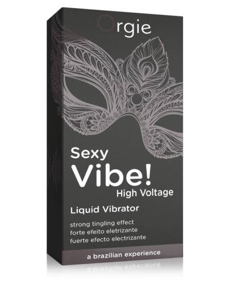 GEL COM VIBRAÇÃO SEXY VIBE HIGH VOLTAGE 15ML ORGIE