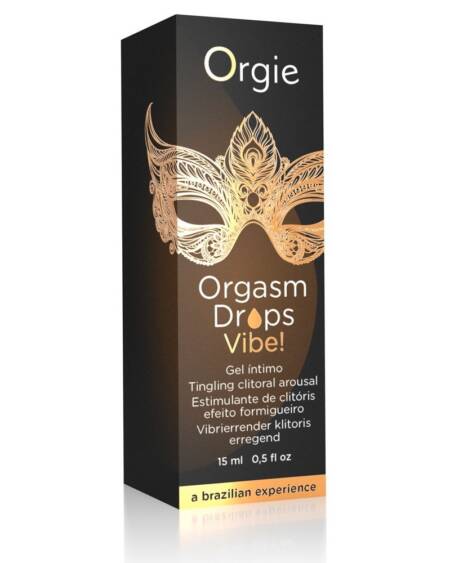 GOTAS COM EFEITO VIBRATÓRIO ORGASM DROPS VIBE 15ML ORGIE