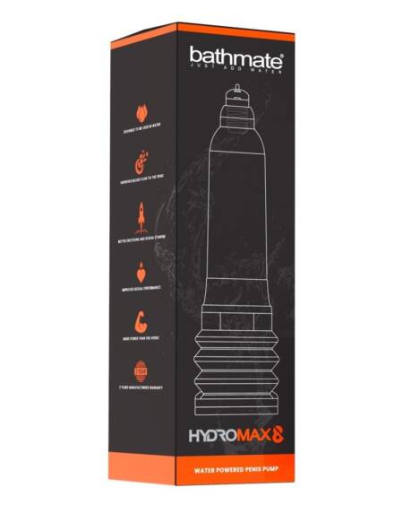 BOMBA PARA PÉNIS HYDROMAX 8 - BATHMATE TRANSPARENTE