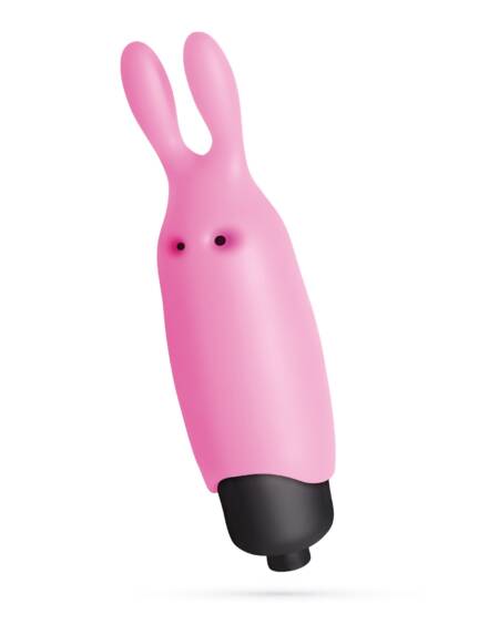 O-PET COELHO COM BALA DE 10 VIBRAÇÕES ROSA PASTEL CRUSHIOUS