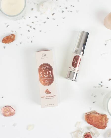 CLIT PWR - BÁLSAMO PARA CLÍTORIS COM MENTA E CHOCOLATE 15ML SECRET PLAY