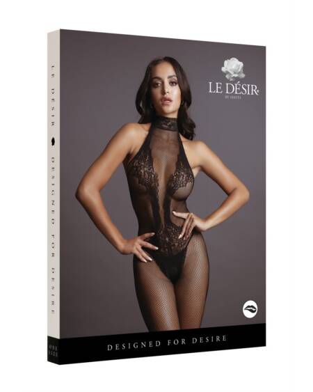 CATSUIT FISHNET AND LACE LE DÉSIR