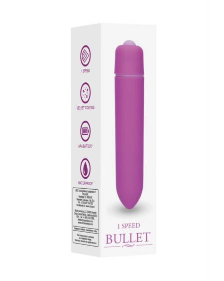 BALA VIBRATÓRIA 1 SPEED BULLET ROSA BE GOOD TONIGHT