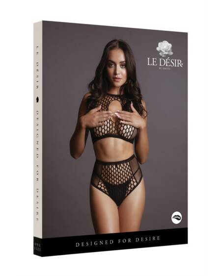 CONJUNTO DE 2 PEÇAS DUO NET KEY-HOLE LE DÉSIR