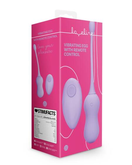 OVO VIBRATÓRIO COM COMANDO REMOTO ROXO LOVELINE