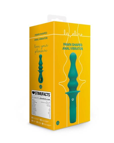 PLUG ANAL PEÃO COM VIBRAÇÃO PEACOCK PLUME LOVELINE