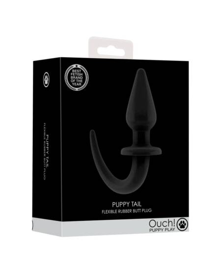 PLUG ANAL COM CAUDA PUPPY TAIL OUCH!
