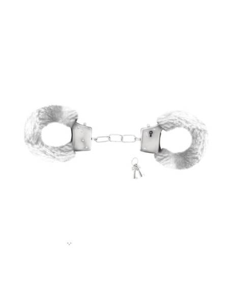 ALGEMAS DE PELUCHE LOVE CUFFS CRUSHIOUS BRANCAS