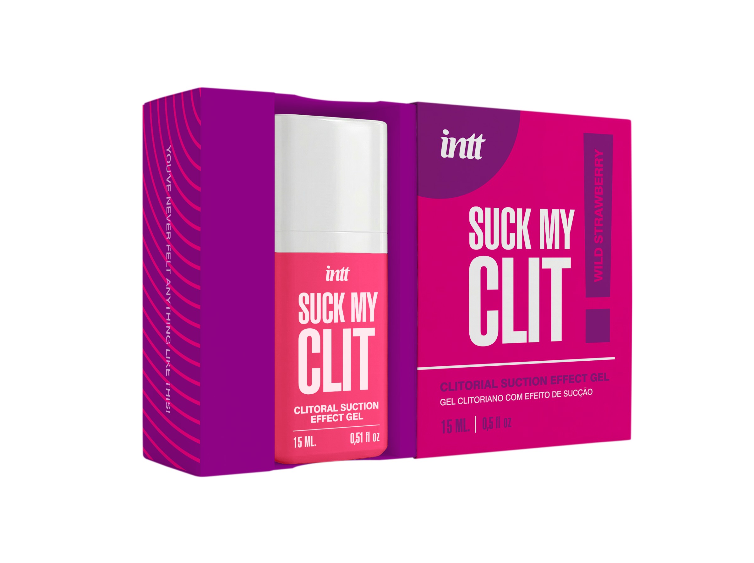 GEL ESTIMULANTE SUCK MY CLIT MORANGO SILVESTRE 15ML INTT