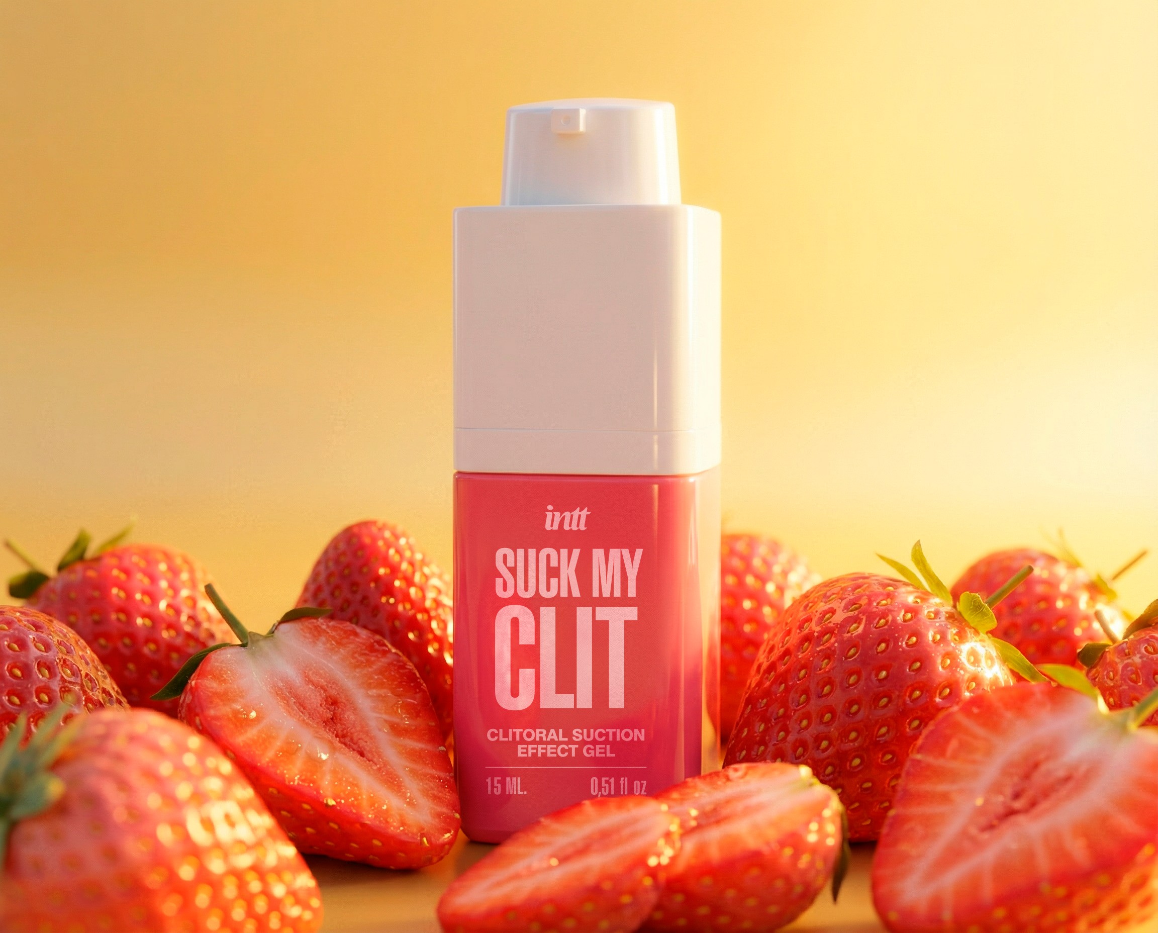 GEL ESTIMULANTE SUCK MY CLIT MORANGO SILVESTRE 15ML INTT - Image 9