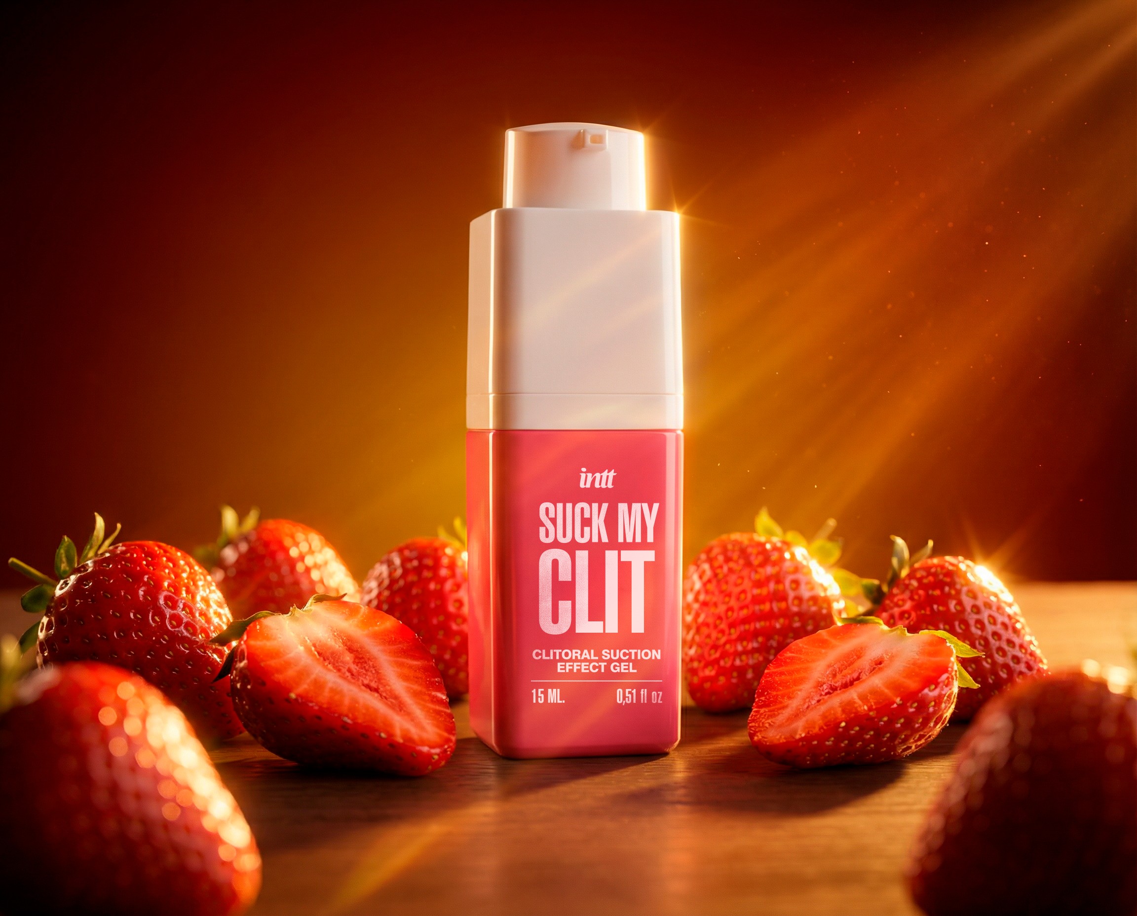 GEL ESTIMULANTE SUCK MY CLIT MORANGO SILVESTRE 15ML INTT - Image 10