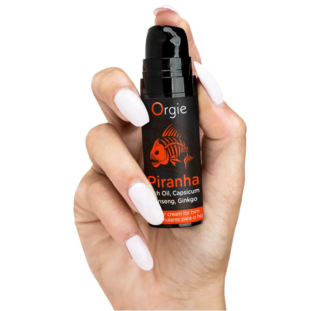 CREME ESTIMULANTE PARA HOMEM PIRANHA POWER CREAM 15ML ORGIE - Image 3
