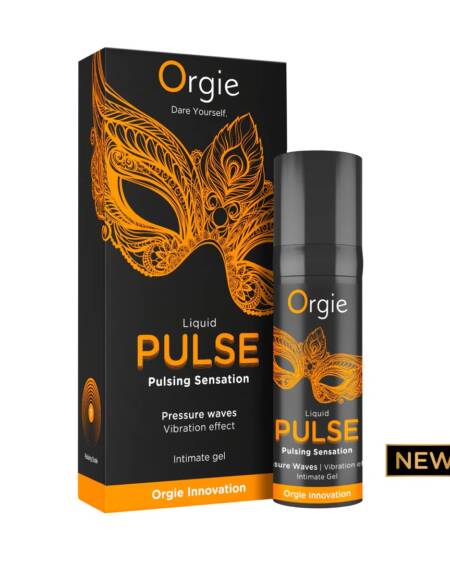 GEL ESTIMULANTE UNISEXO COM EFEITO PULSANTE LIQUID PULSE 15ML ORGIE