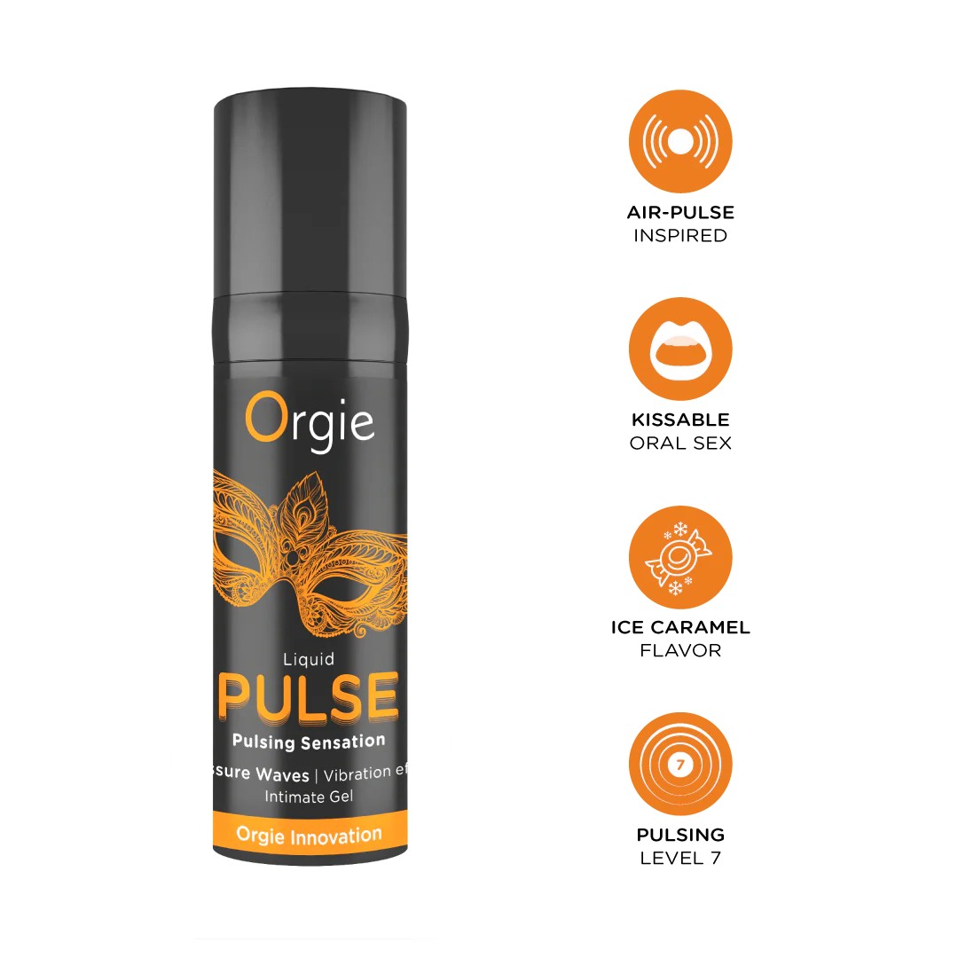 GEL ESTIMULANTE UNISEXO COM EFEITO PULSANTE LIQUID PULSE 15ML ORGIE - Image 4