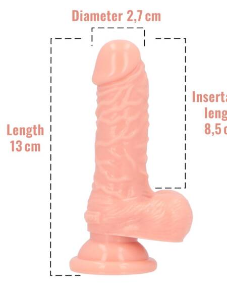 DILDO REALISTA LEO 13 CM MADE IN ITALY