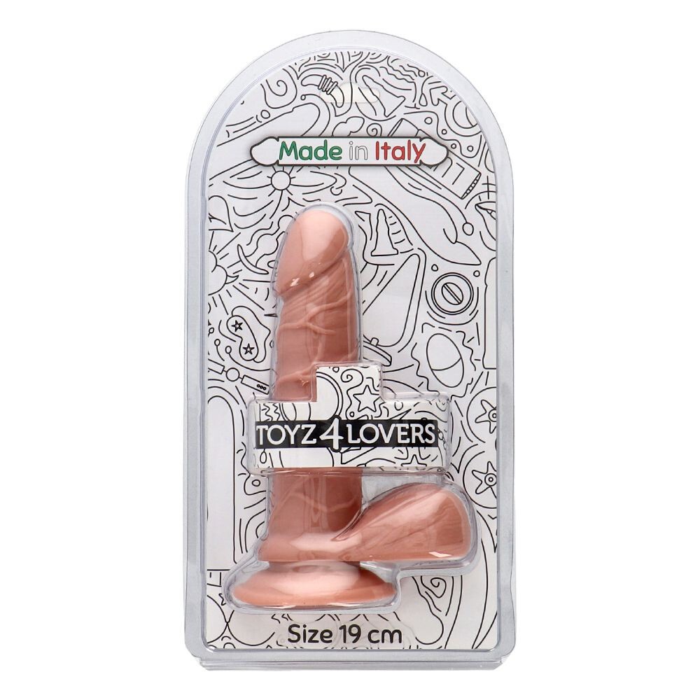 DILDO REALISTA EMILIO PINK 19 CM MADE IN ITALY - Image 8