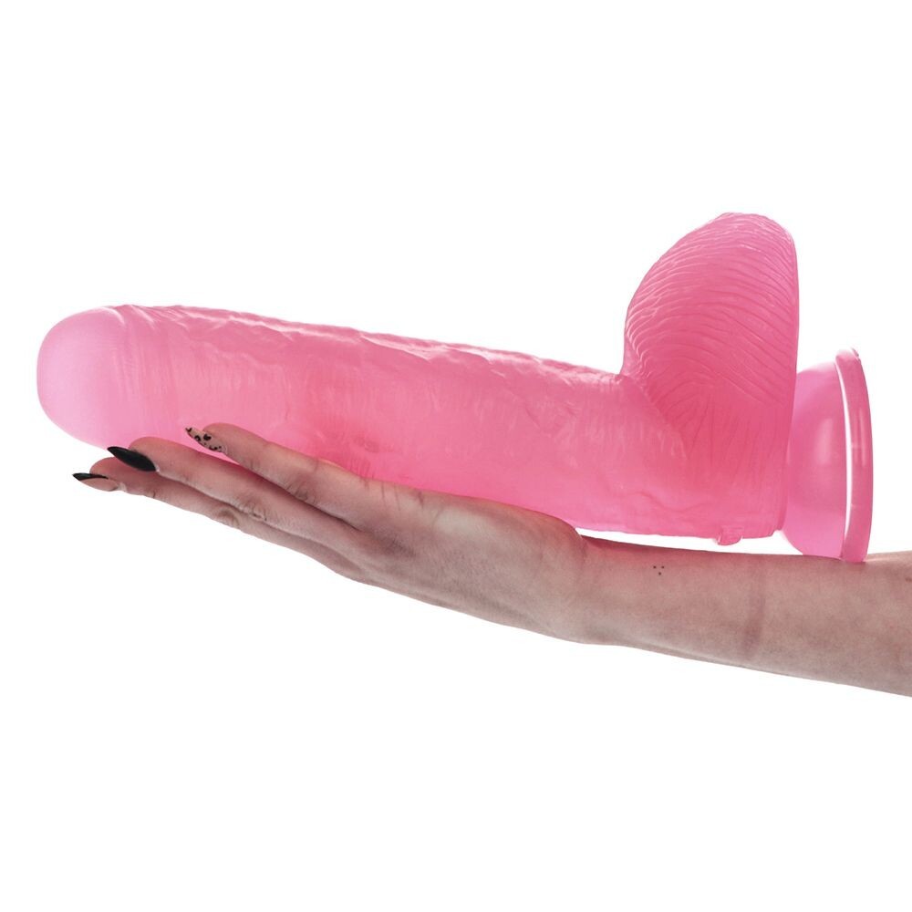 DILDO REALISTA BRUTO 31.5 CM ROSA MADE IN ITALY