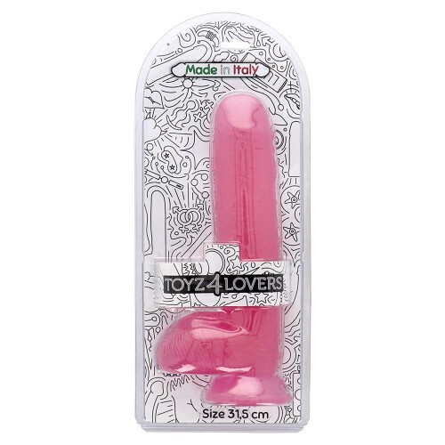 DILDO REALISTA BRUTO 31.5 CM ROSA MADE IN ITALY - Image 7