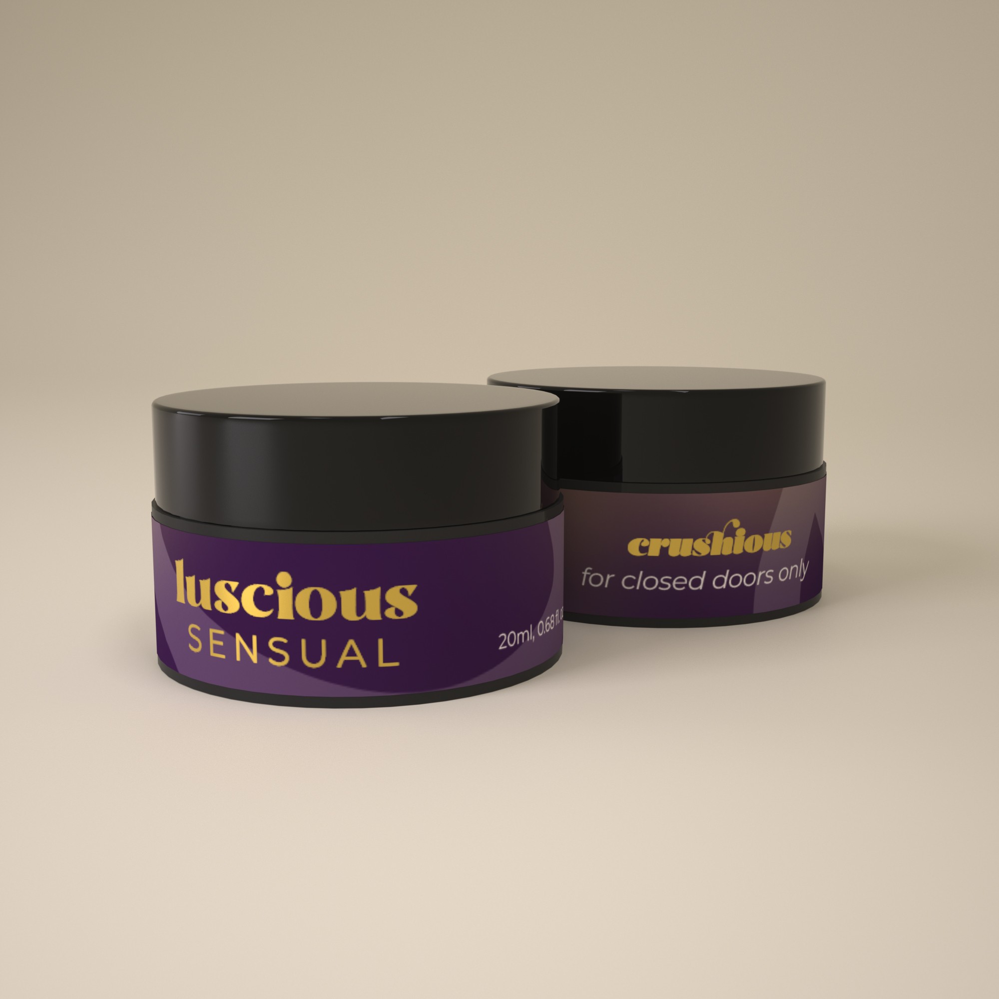 VELA DE MASSAGEM LUSCIOUS COM FEROMONAS E AROMA SENSUAL 20ML CRUSHIOUS - Image 3