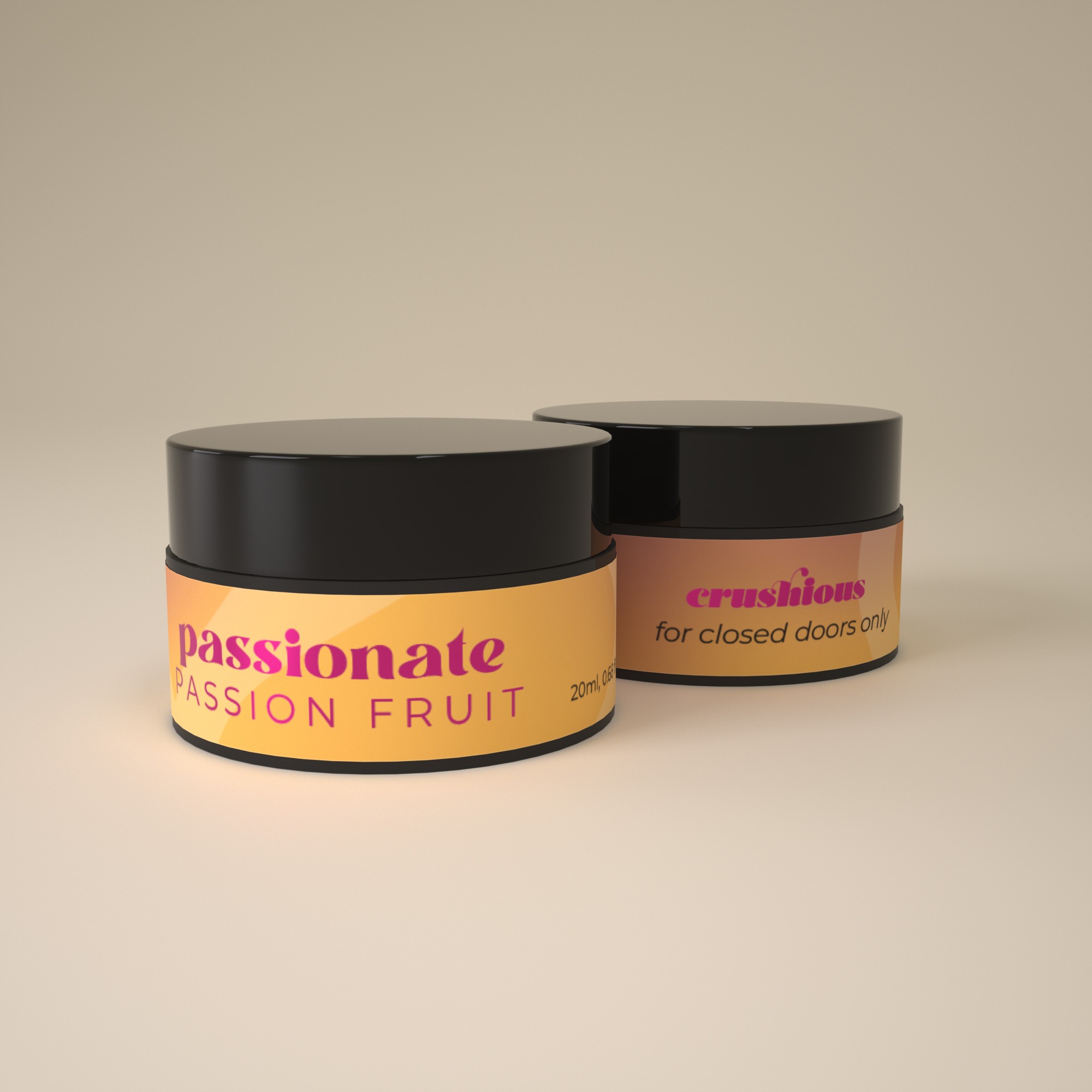 VELA DE MASSAGEM PASSIONATE COM FEROMONAS E AROMA A MARACUJÁ 20ML CRUSHIOUS - Image 3