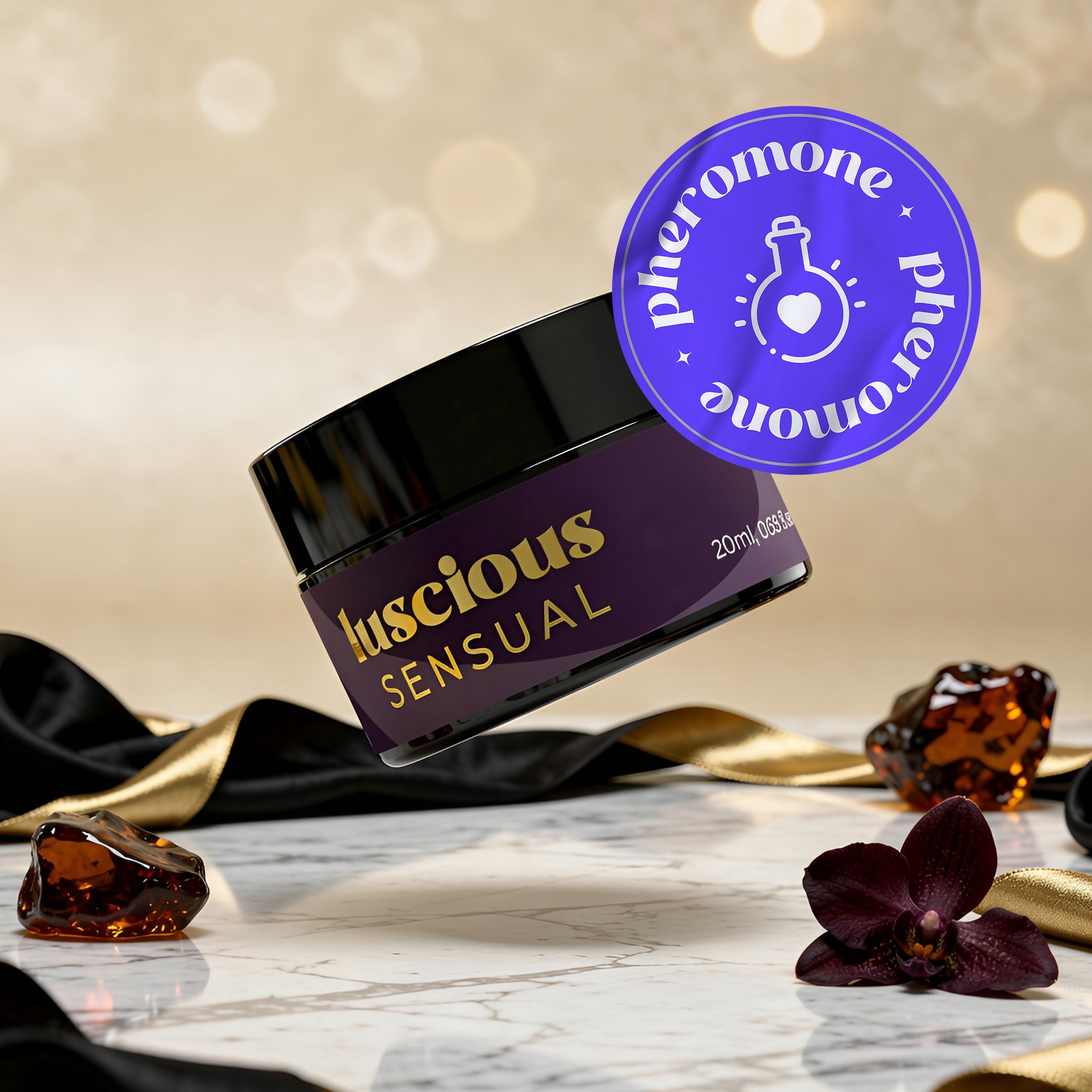 VELA DE MASSAGEM LUSCIOUS COM FEROMONAS E AROMA SENSUAL 20ML CRUSHIOUS - Image 10