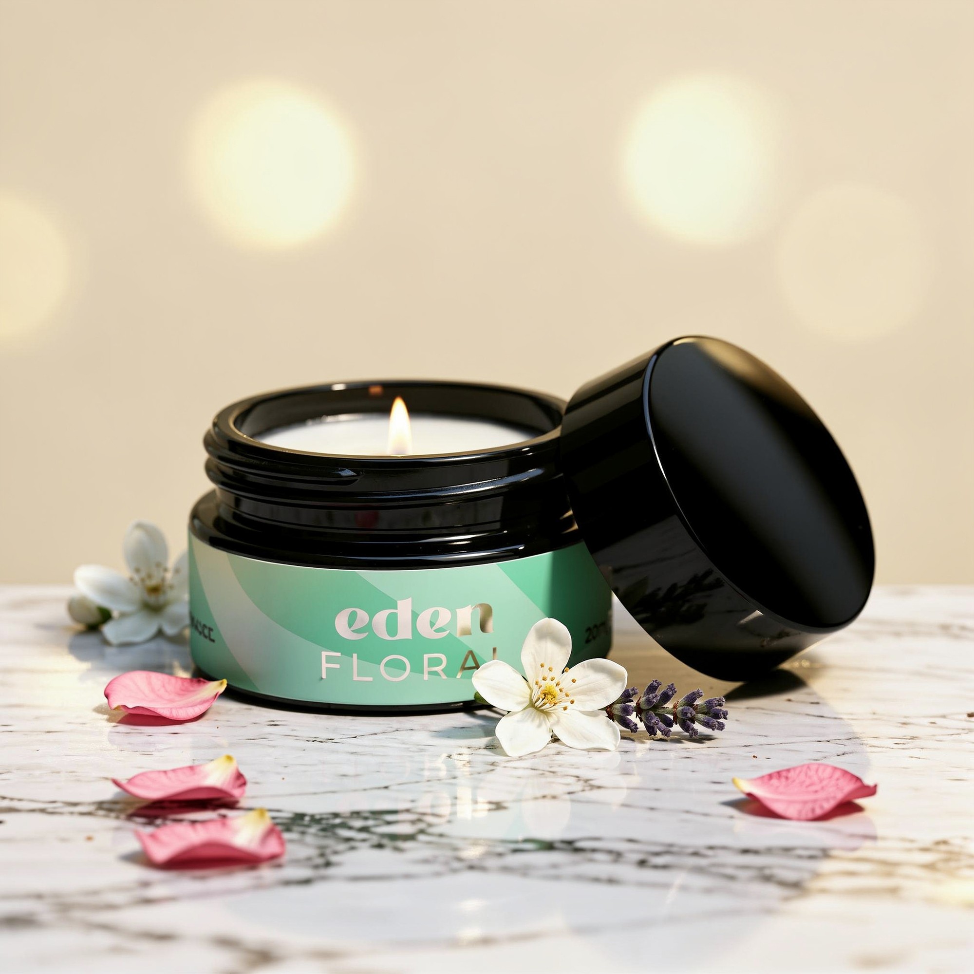 VELA DE MASSAGEM EDEN COM FEROMONAS E AROMA FLORAL 20ML CRUSHIOUS - Image 6